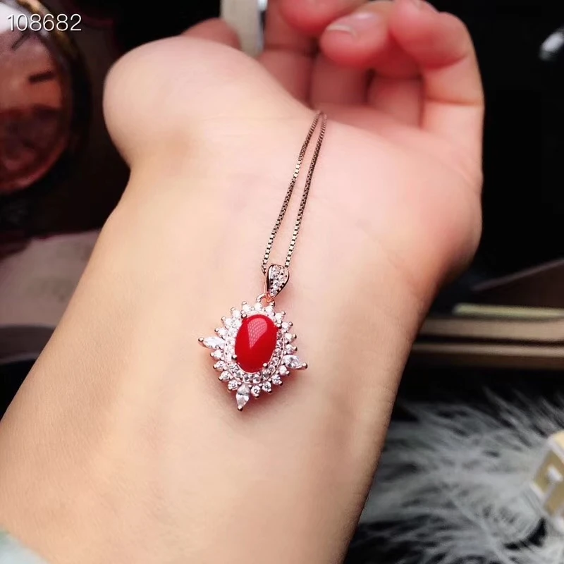 Серьги и кольцо KJJEAXCMY Boutique jewels из серебра 925 пробы с натуральным красным