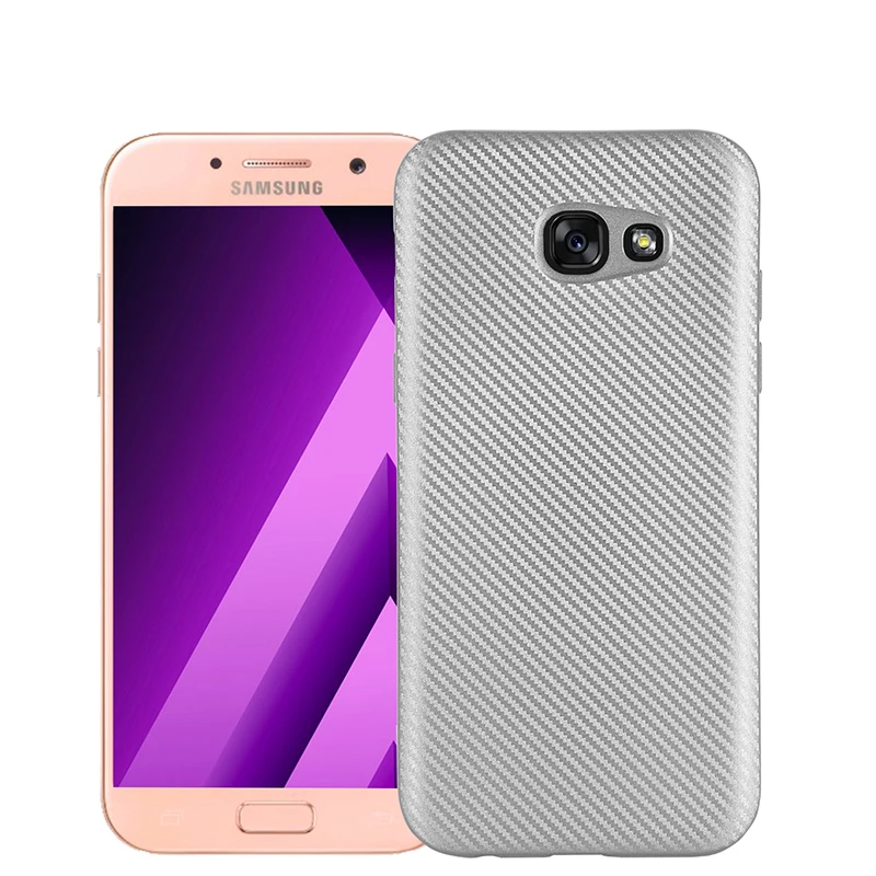 углеродные волокна узор силиконовый чехол на samsung galaxy a3 2017 чехлы мягкий