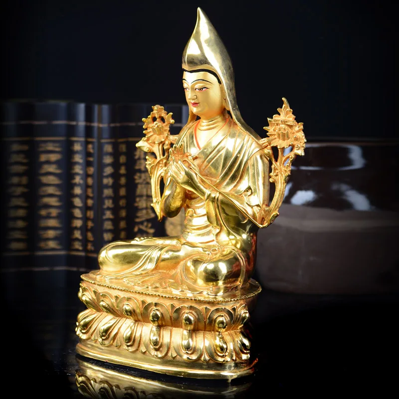 Латунная позолоченная талисман для дома и офиса 32 см | Дом сад