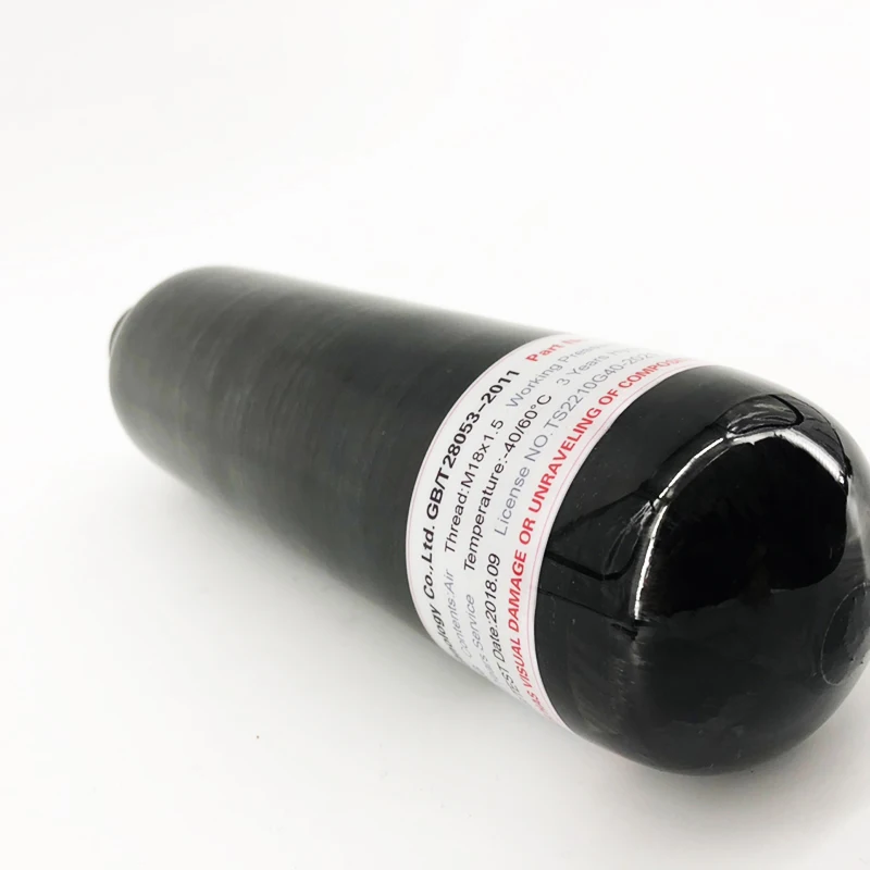 AC3035 Пейнтбол Регулятор цилиндр pcp 0.35L/0.5L 4500Psi бак углерод высокого давления волокно Пневматика с предварительной накачкой бак для сжатого воздуха