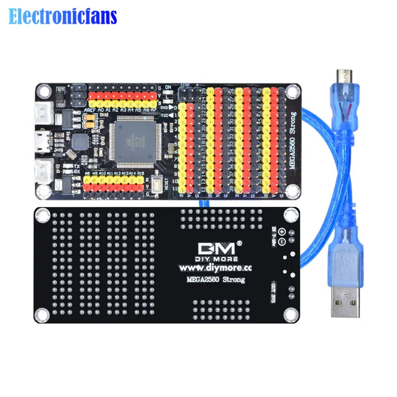Модуль программирования DM Strong R3 Atmega16u2 для Arduino MEGA2560 плата с USB кабелем