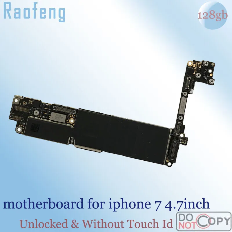 Raofeng 128 Гб без сканера отпечатков пальцев подходит для ios материнская плата Iphone 7 4