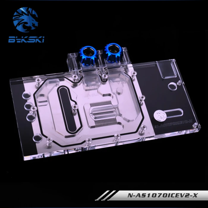Видеокарта Bykski игровой блок с водяным охлаждением для ASUS GTX 1070 | Компьютеры и офис