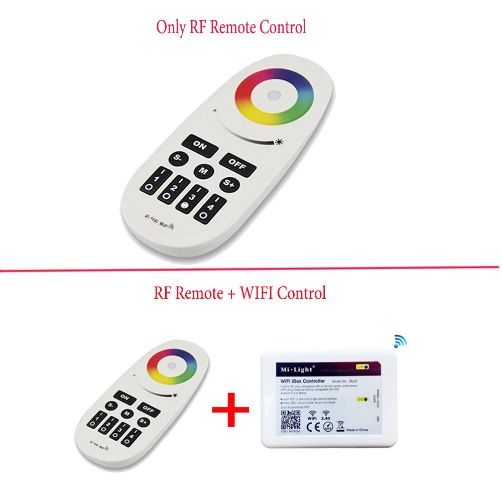 80 м 5050 RGBW Светодиодная лента без водонепроницаемости RGBWW потолок Milight ibox2 4 зоны отдельно управляемый wifi светодиодный 20 м 40 м 20 А источник питания