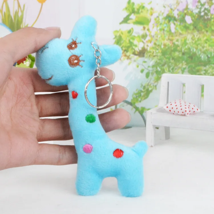 Милый маленький жираф плюшевая игрушка 9 см мягкие игрушки с животными Кукольный