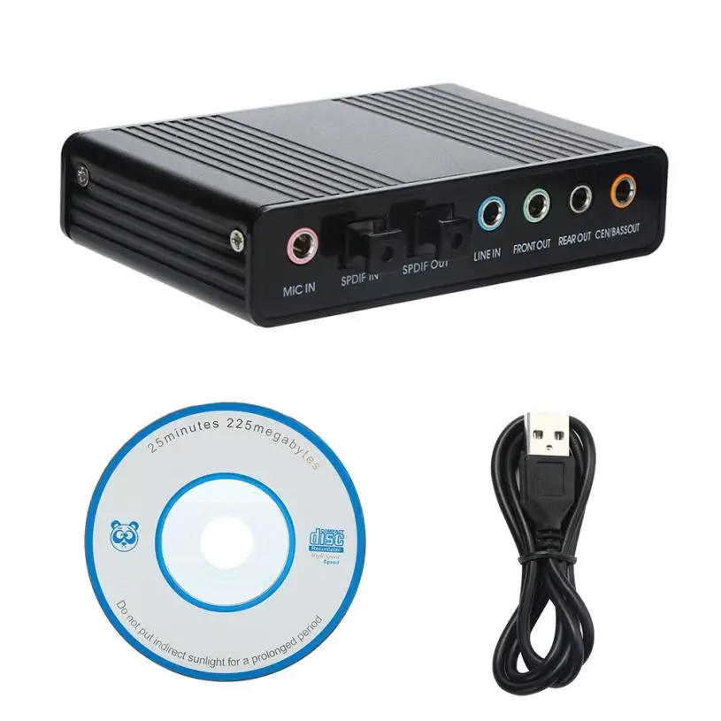 HIPERDEAL USB Внешний 6 SPDIF оптическая звуковая карта аудио для нетбук ноутбук PC 18Jul18 F