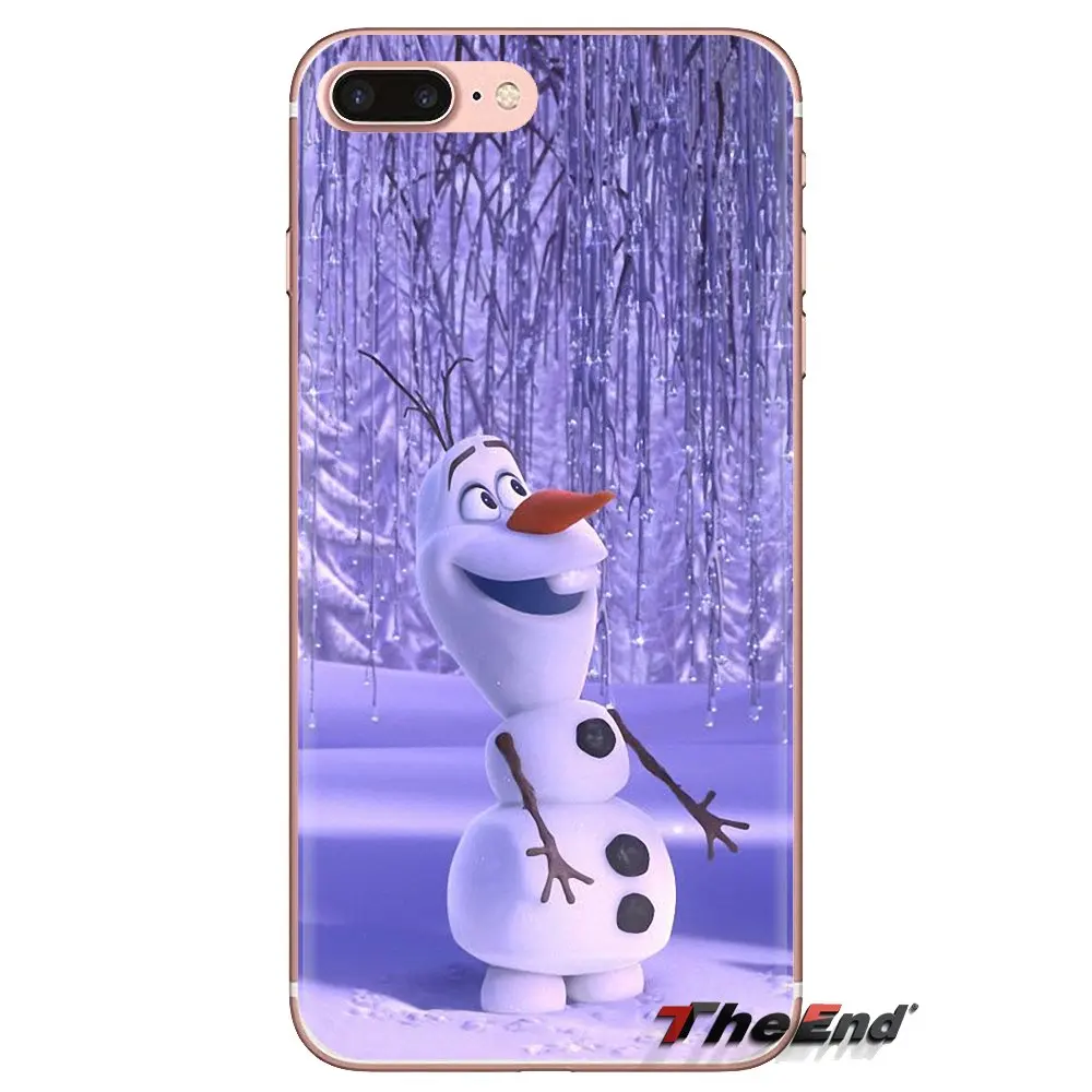 Transparent Soft Shell Covers For Xiaomi Redmi 4A S2 Note 3 3S 4 4X 5 Plus 6 7 6A Pro Pocophone F1 Snowflakes Stars Snowman Olaf |
