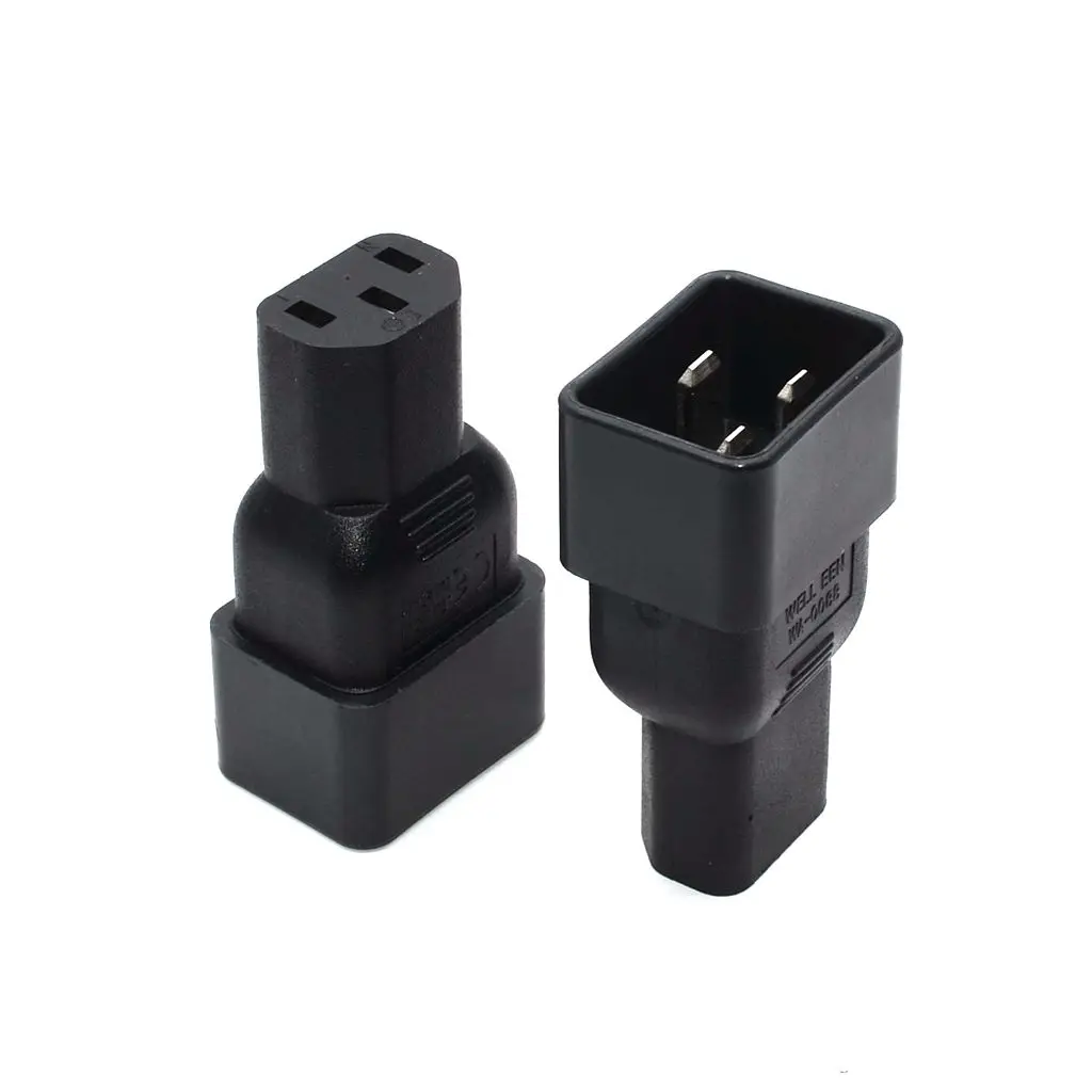 3 контактный адаптер IEC 320 C13 гнездовой к C20 переходник для источника питания
