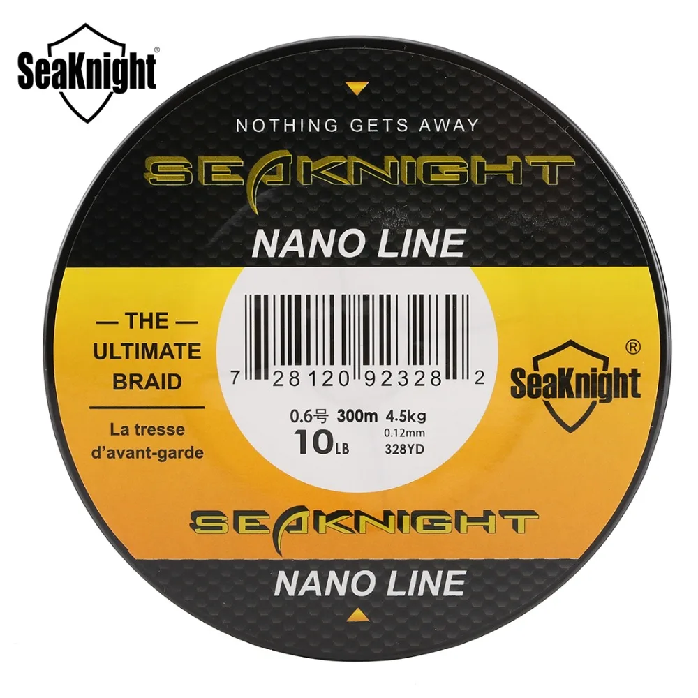 SeaKnight NANO 100M / 300M PE плетеная рыболовная леска Сверхтонкая 4 4lb 6lb 8lb 10lb плавающая для