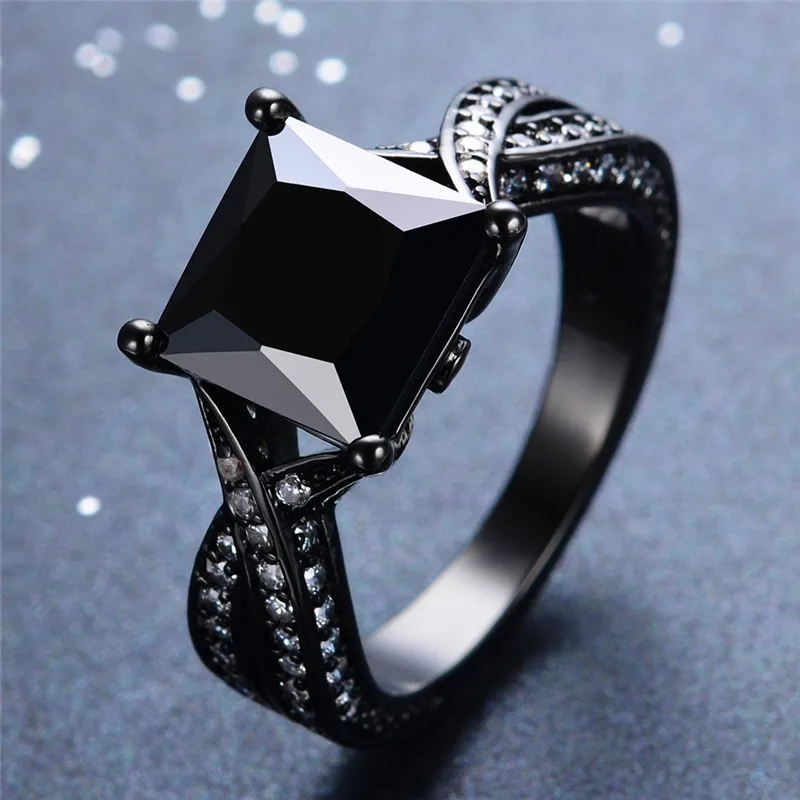 Высокое качество мода ювелирных изделий женщин мужчины черное золото