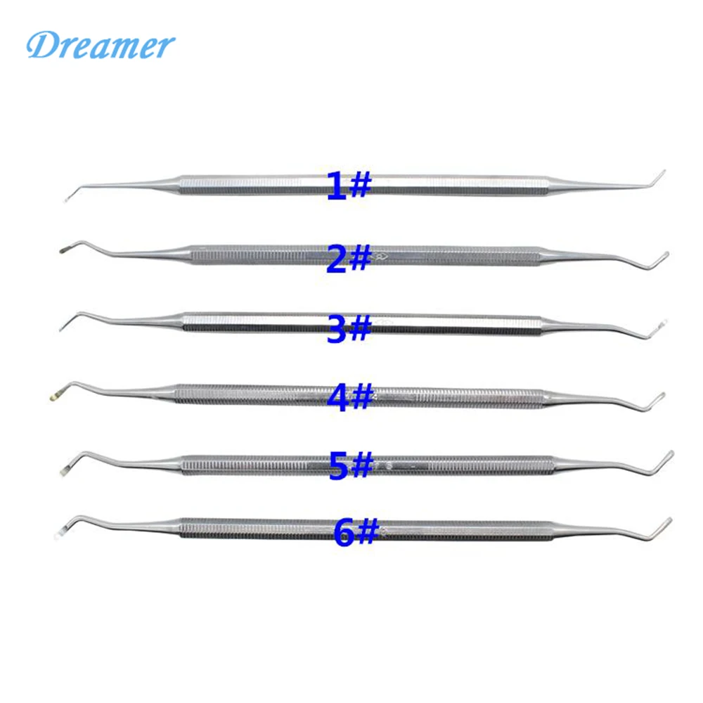 6 шт./компл. высокое качество стоматологический инструмент из нержавеющей стали