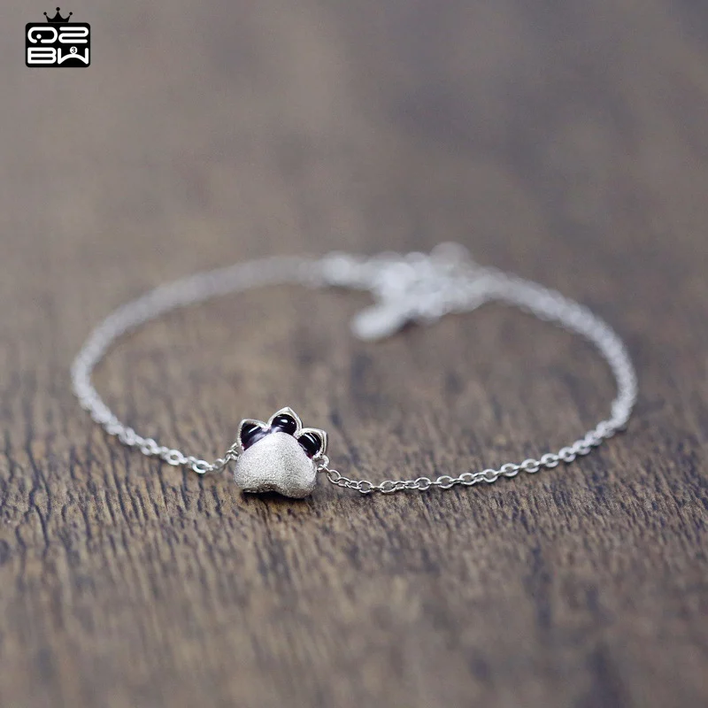 Изысканный Браслеты Из Белого Золота плиты продукты Щеткой кошка коготь