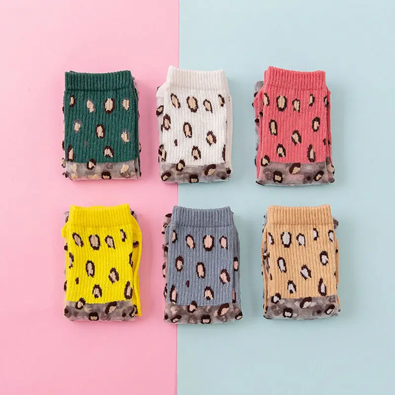 2019 детские дышащие леопардовые гольфы для новорожденных девочек мягкие удобные