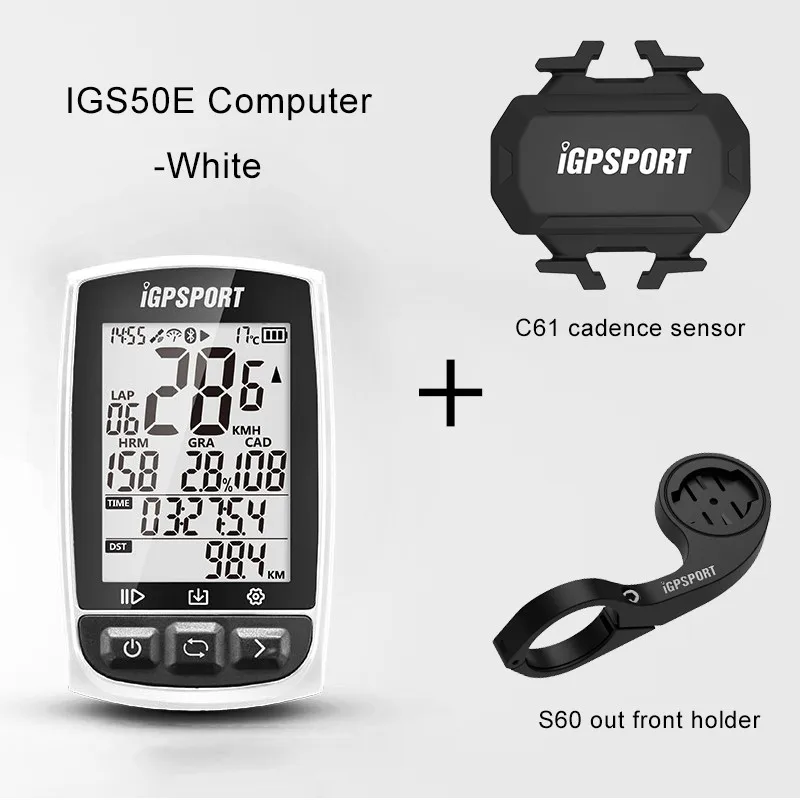 White group 4 I gps порт ANT+ велосипедный компьютер Bluetooth 4.0BLE IPX7 водонепроницаемый беспроводной Велосипедный компьютер чувствительный gps Спидометр Cadence - Цвет: White group 4