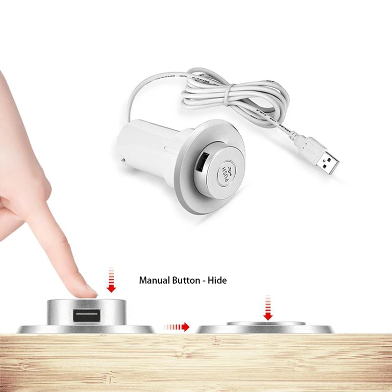 Новинка офисный стол с ручным прессованием 5 см круглым отверстием usb 2 0|computer