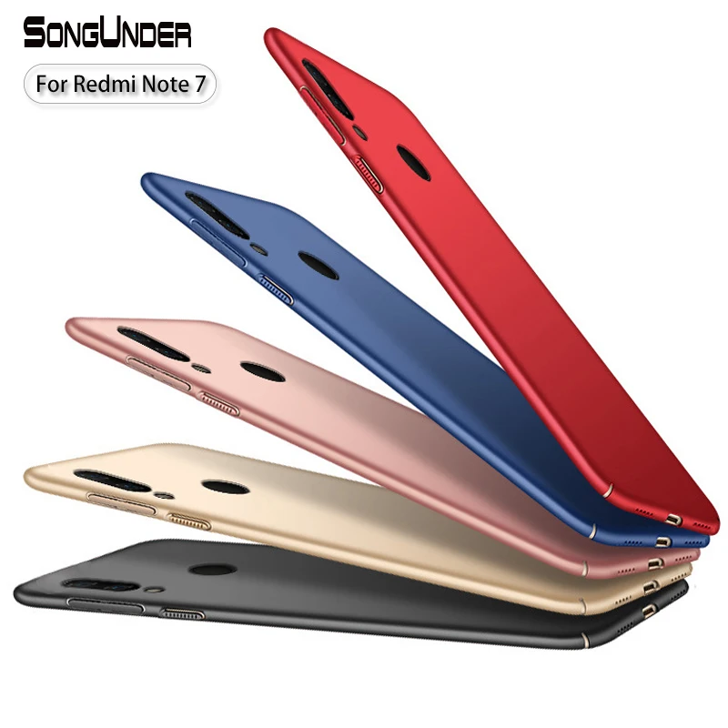 Чехол для Xiaomi Redmi Note 7 деловой ультратонкий жесткий чехол из поликарбоната Note7 8 8P