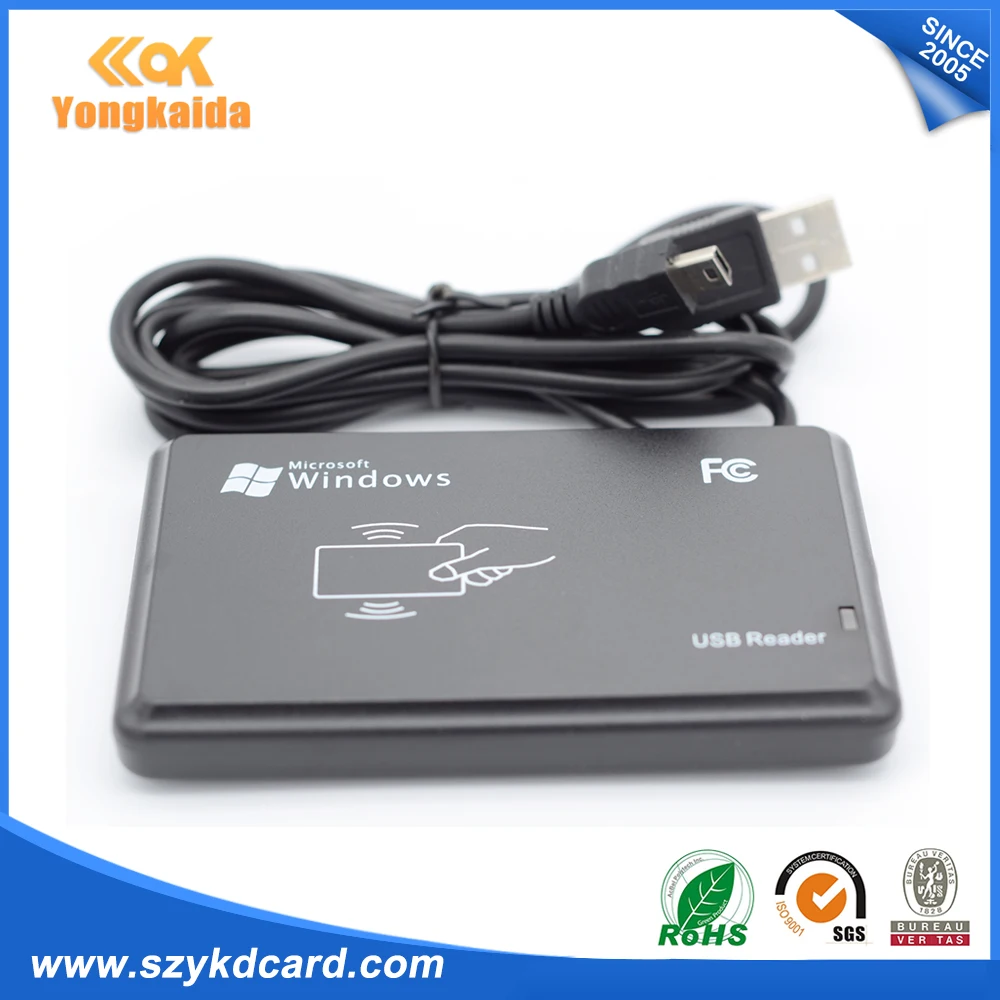 Yongkaida лучшее качество 10 шт./лот Новый USB RFID ID Бесконтактный EM4001 EM4100 Windows