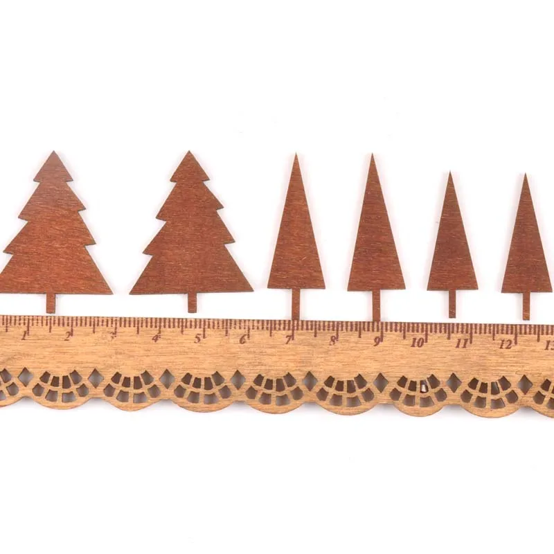 50 шт в наборе одежда с рисунком дерева краситель красный деревянный Скрапбукинг