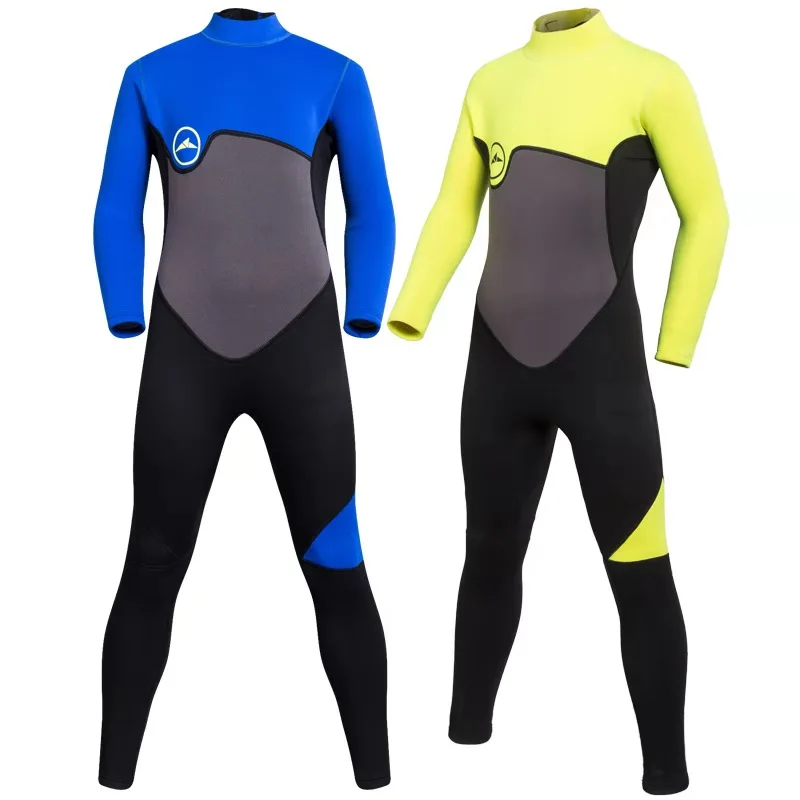 

Sbart Children's 2mm Elastic Kids Fullbody Wetsuit Teenage Long Sleeve Wet Suit 8-16Y Sunscreen Long Sleeve Conjoined Swimsuit