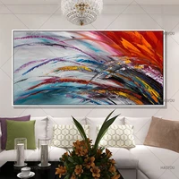 handmade colorful art painting hand painted modern abstract oil painting on canvas wall art gift for living room