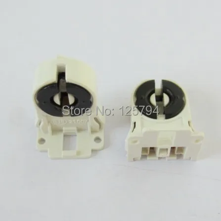 

10pcs/lot free shipping T8 lamp holder T8 aging lampholders T8 T10 fluorescent lamp holder