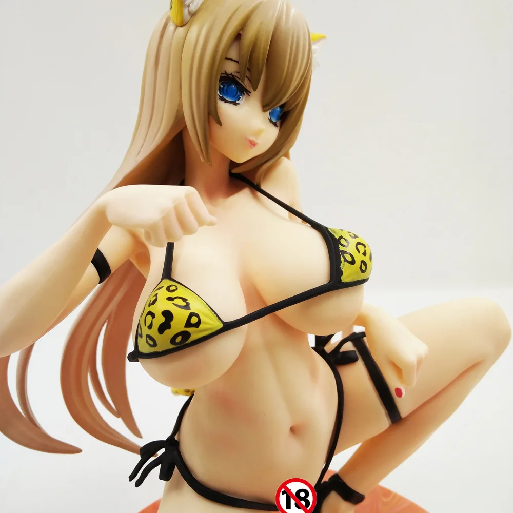 Экшн фигурка Q six Rara Minazuki Leopard Edition иллюстрация японская сексуальная девушка