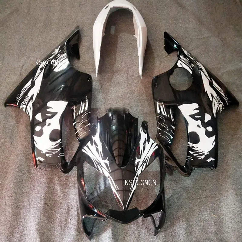 

100%ABS Injection mold fairings for Honda CBR600 F4I 04 05 06 07 white black fairing kit 2004-2007 CBR600 F4I hulls parts