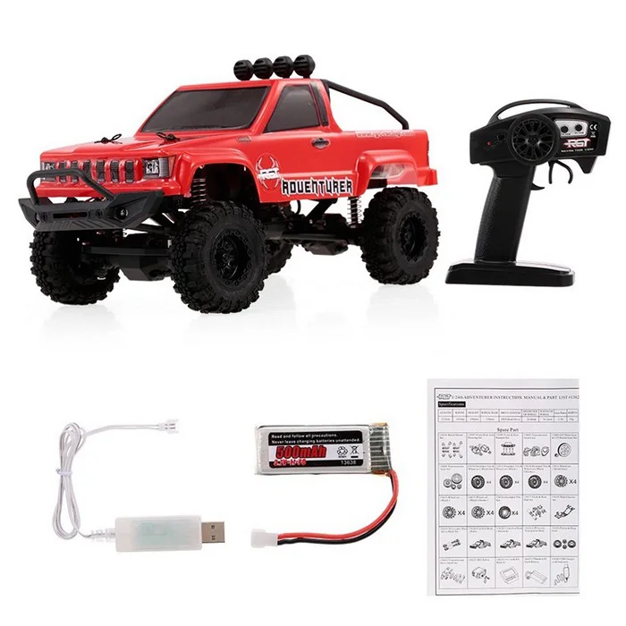 RGT 1/24 RC автомобили 2CH альпинистский внедорожный грузовик RTR 15 км/ч Максимальная