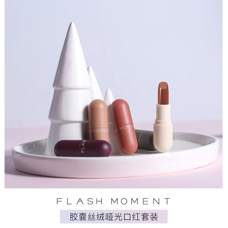 Новая бархатная матовая помада в комплекте размеры образца модная мини форме