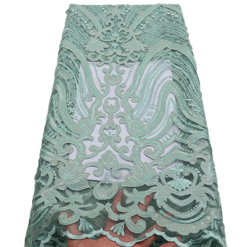 Новейший африканский тюль кружевная ткань 2018 высокое качественное блестящее