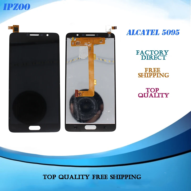 Для Alcatel One Touch Pop 4S 5095 OT5095 5095B 5095I к ЖК экран + сенсорный дигитайзер сборка