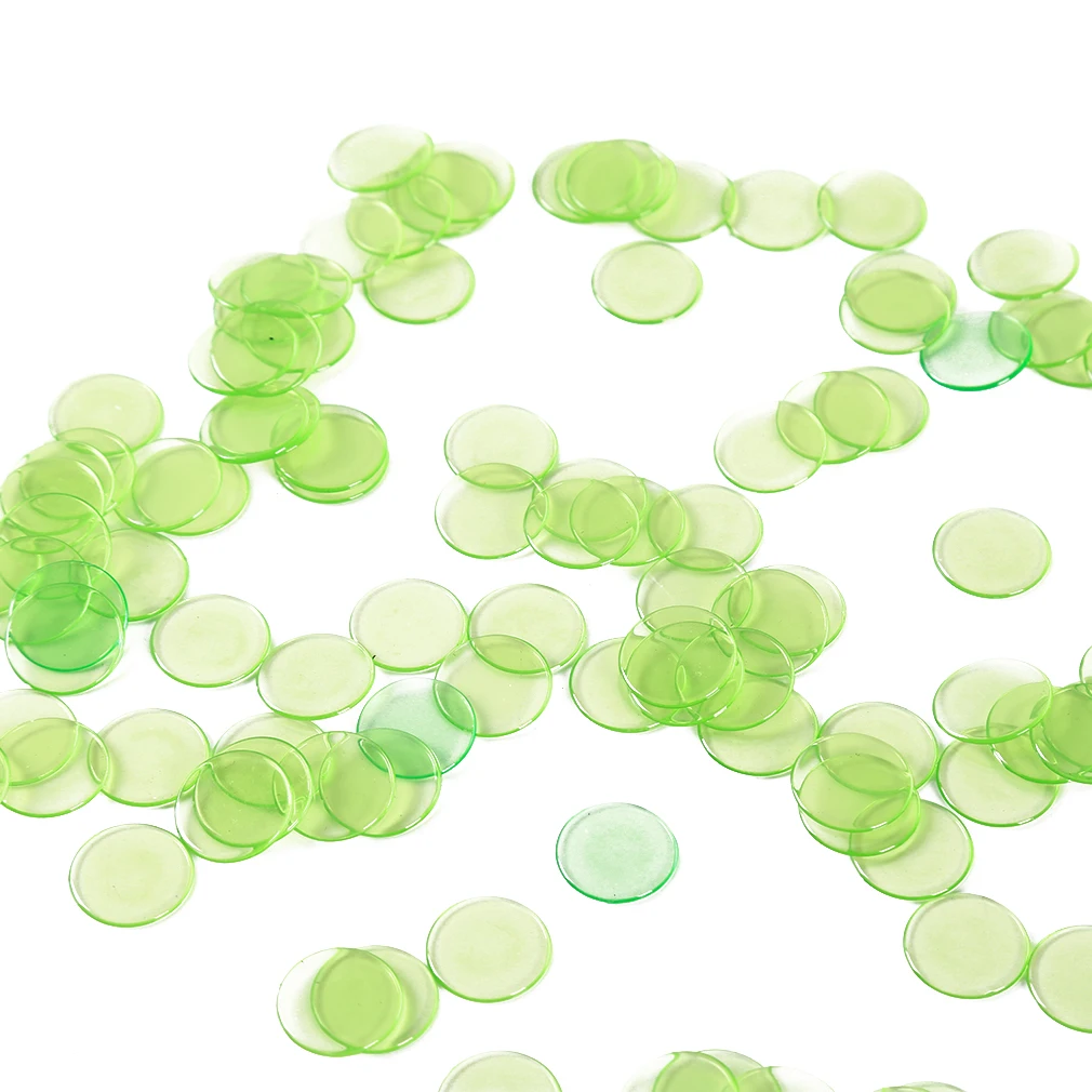 grass green 100 шт./пакет детские математические игрушки Монтессори материалы Детские обучение количество соответствует раннего образования прозрачный Пластик монет детские игрушки - Цвет: grass green