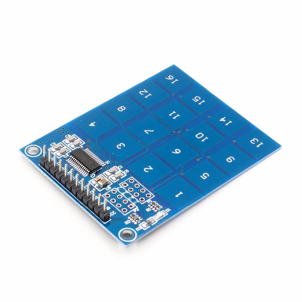 16 способов Φ TTP229 Capactive Touch Switch цифровой датчик IC модуль плата пластина 49 3 мм * 64 5