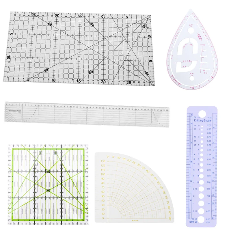 1 шт. линейка для лоскутного шитья инструмент квилтинга толстая из акриловой