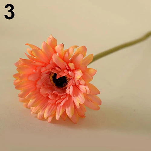 1 шт. красивые искусственный шелк Гербера цветок ромашка дома Свадебная