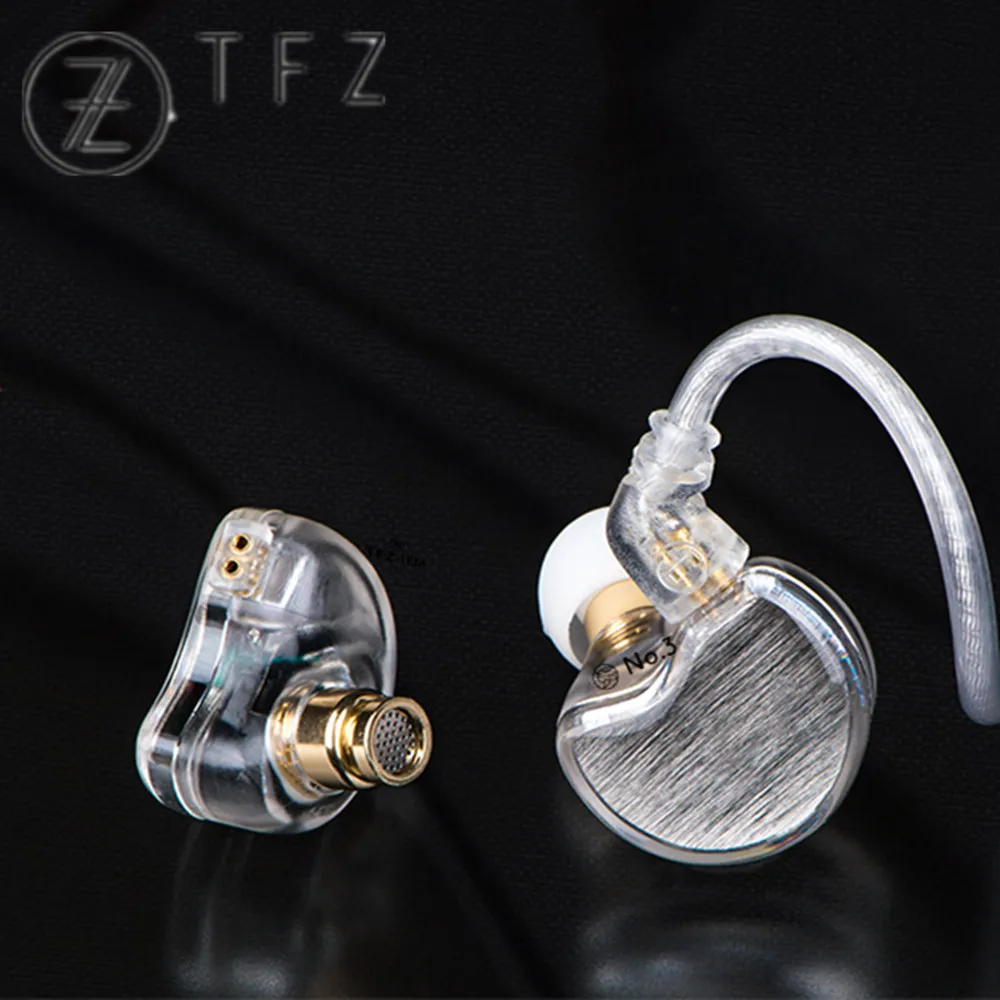 В Fragant цитра TFZ № 3 третьего поколения блок HiFi наушники вкладыши монитор наушники Динамический драйвер IEM с 2pin съемный кабель