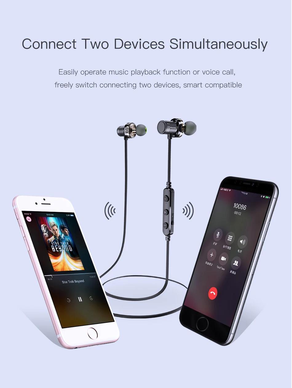 Awei стерео hands free спортивные наушник блютуз беспроводные наушники гарнитура бега с микрофоном вкладыши earbuds микронаушник aptx hd для телефона андроид Xiaomi Redmi Mi Apple iPhone Huawei Honor Samsung Meizu Sony