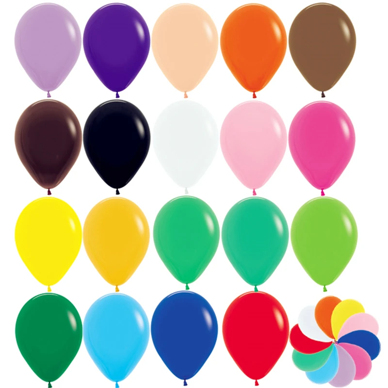 200 шт 5 дюймов шаров для утолщенный Стандартный Цвета круглый Латексные воздушные