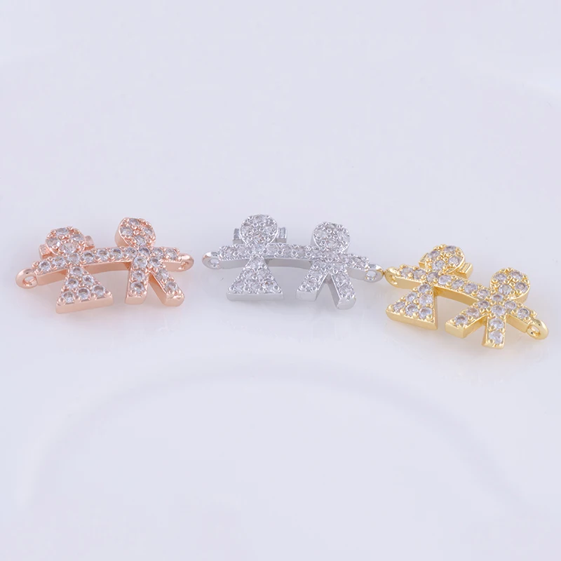 Материалы для изготовления ювелирных изделий Juya медные микрозакрепки CZ Стразы