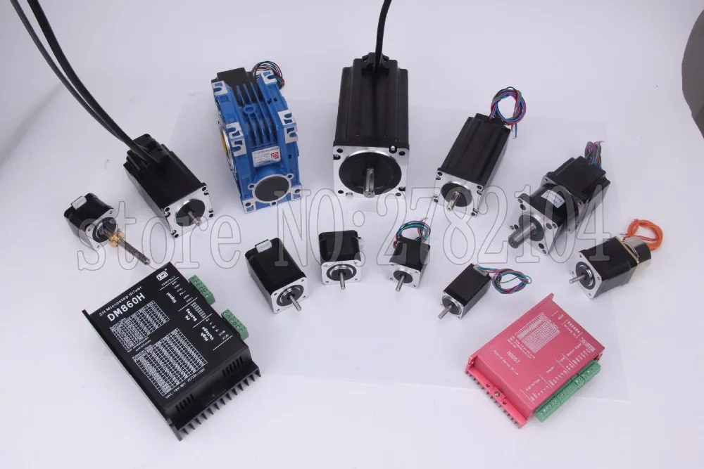 Бесплатная доставка 1 шт. качественный шаговый двигатель 57HB5401 4 lead Nema 23 57BYGH 4.4A/3A