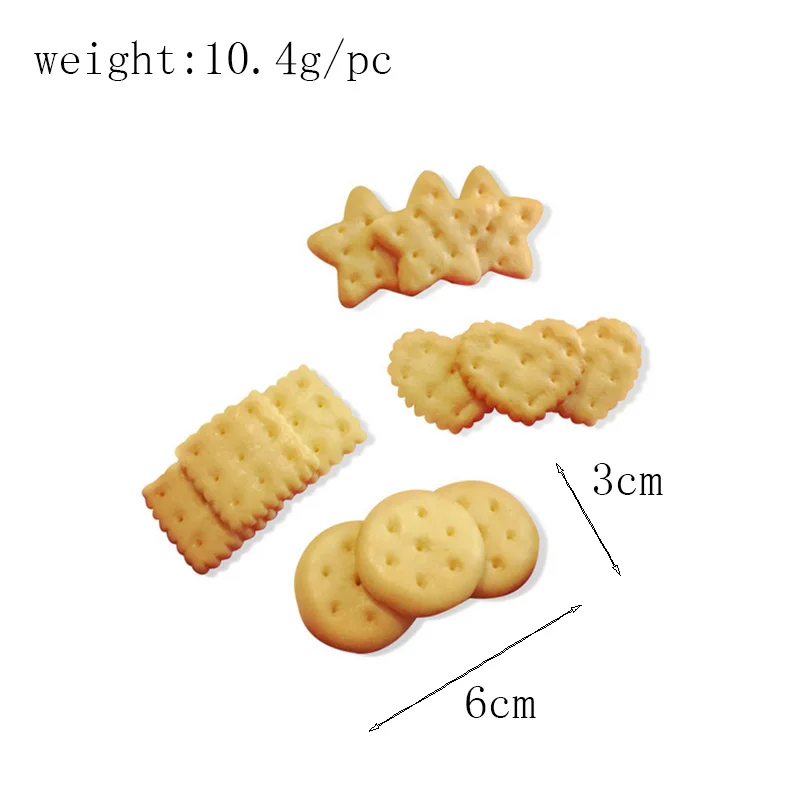 Милые заколки пряжки с круглыми сердечками звездами квадратными печеньями для