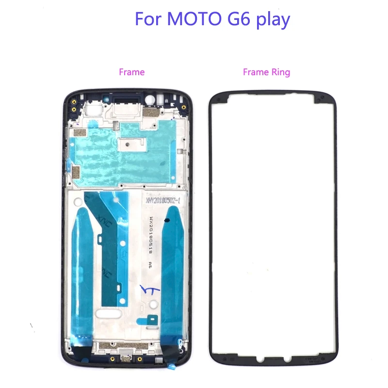 5 7 дюймов США или Бразилия версия передний корпус для Motorola Moto G6 Play XT922 ЖК рамка с
