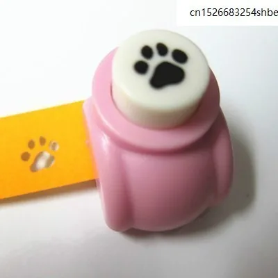 cat paw Мини-альбом для скрапбукинга, Дырокол в виде кошачьей лапы, ручной резак, бумажные цветы для рукоделия, дырокол, форма, инструмент для рукоделия, тиснение - Цвет: cat paw