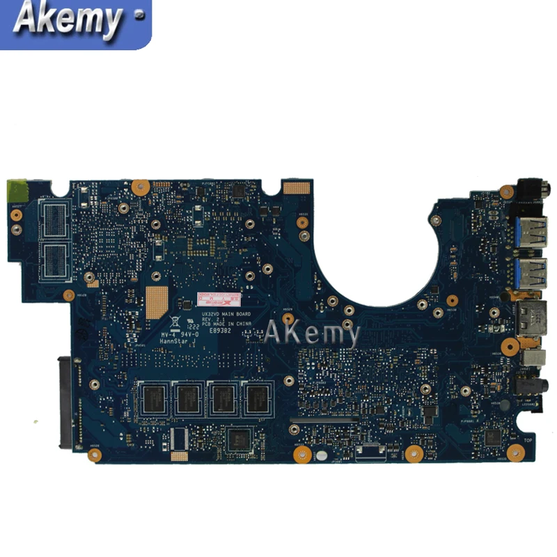 UX32A материнская плата для For Asus UX32V UX32VD ноутбука I7 3537U 2 Гб 90R NYOMB1900Y|Материнские
