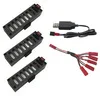 3,7 V 600mAh литий-ионная аккумуляторная батарея для JY018 GW018 Eachine Wi-Fi для квадрокоптера дрона с дистанционным управлением запасные части для jy018 батарея с 5 в 1 взаимный обмен данными между компьютером и периферийными устройствами Зарядное устройство - Цвет: Серебристый