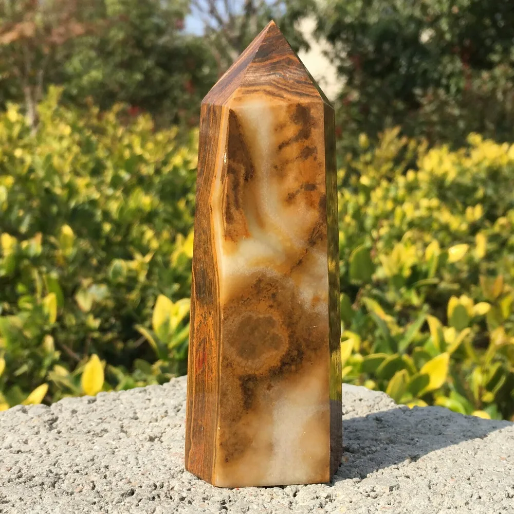 

NATURAL QUARTZ CRYSTAL DT WAND POINT Healing