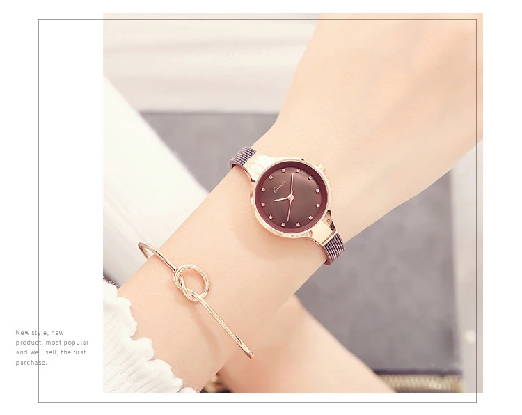 Kimio Relojes Mujer наручные часы браслет Кварцевые часы для женщин женские часы Женское платье Relogio Feminino для женщин