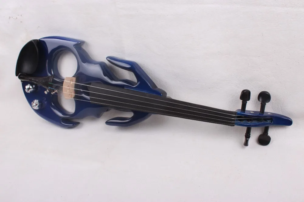 Одна 4/4 электрическая скрипка новая форма много цветов твердая древесина черный