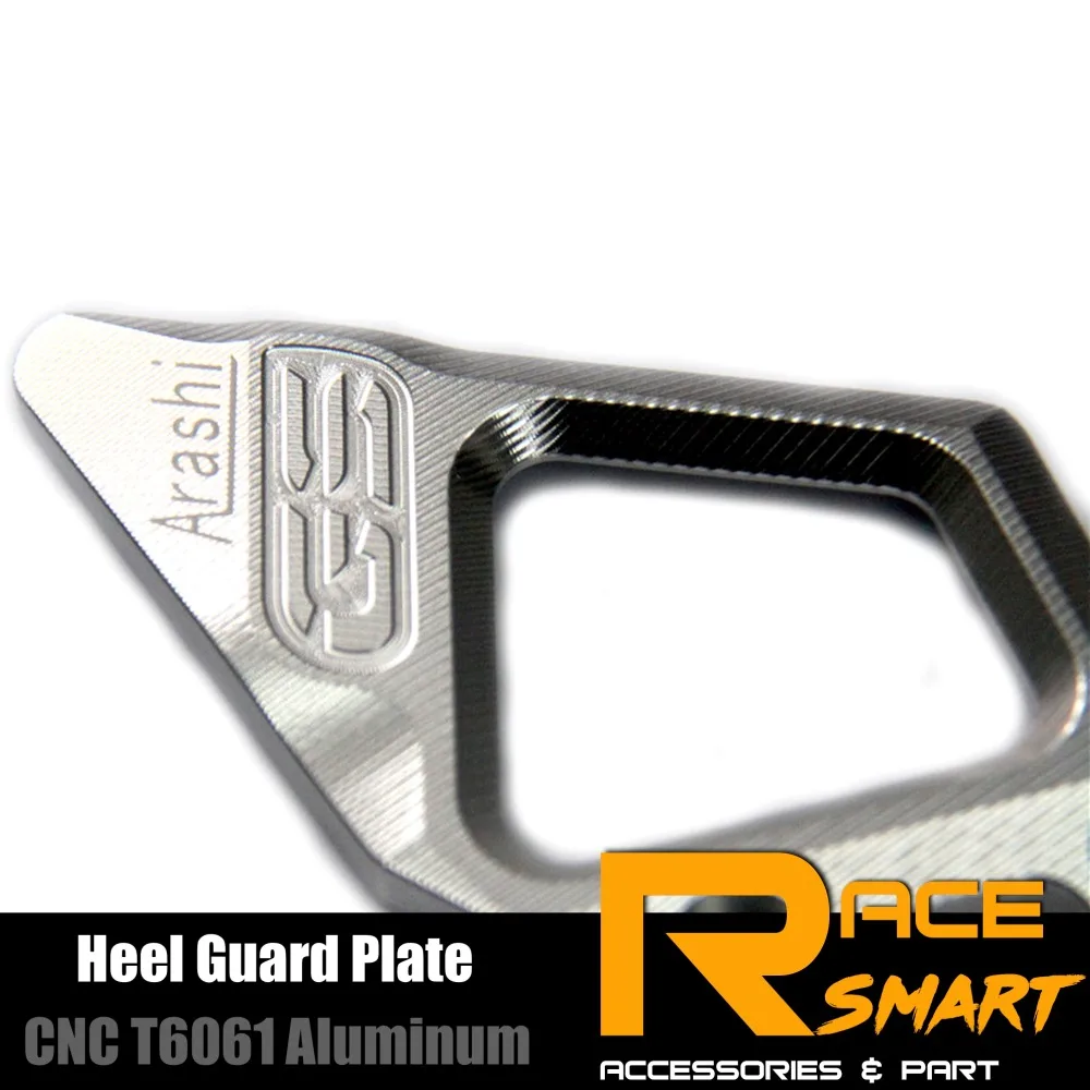 

Rear Heel Guard Plate For BMW R1200GS LC Adventure 2013 - 2017 R 1200 GS CNC-Machined Foot Peg Rest Protector Heel Guard Plate