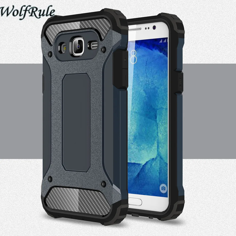 WolfRule For Cover Samsung Galaxy J5 Case TPU PC Armor Shockproof Phone 2015 J500 &lt |